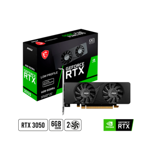 Tarjeta de video MSI GeForce RTX 3050 LP 6G OC, 6GB GDDR6, PCI-Express Gen 4.0